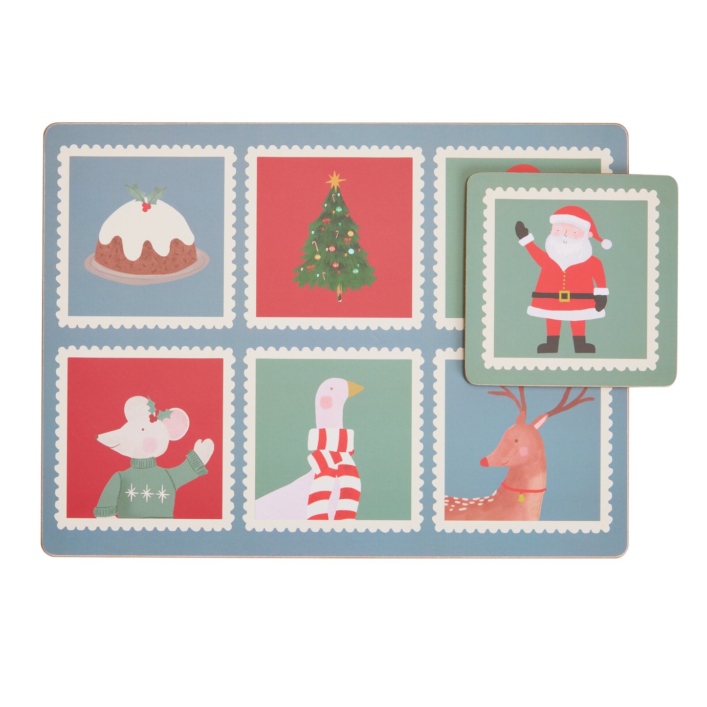 Argos Home Corkback Set of 4 Placemats & Coasters Set
