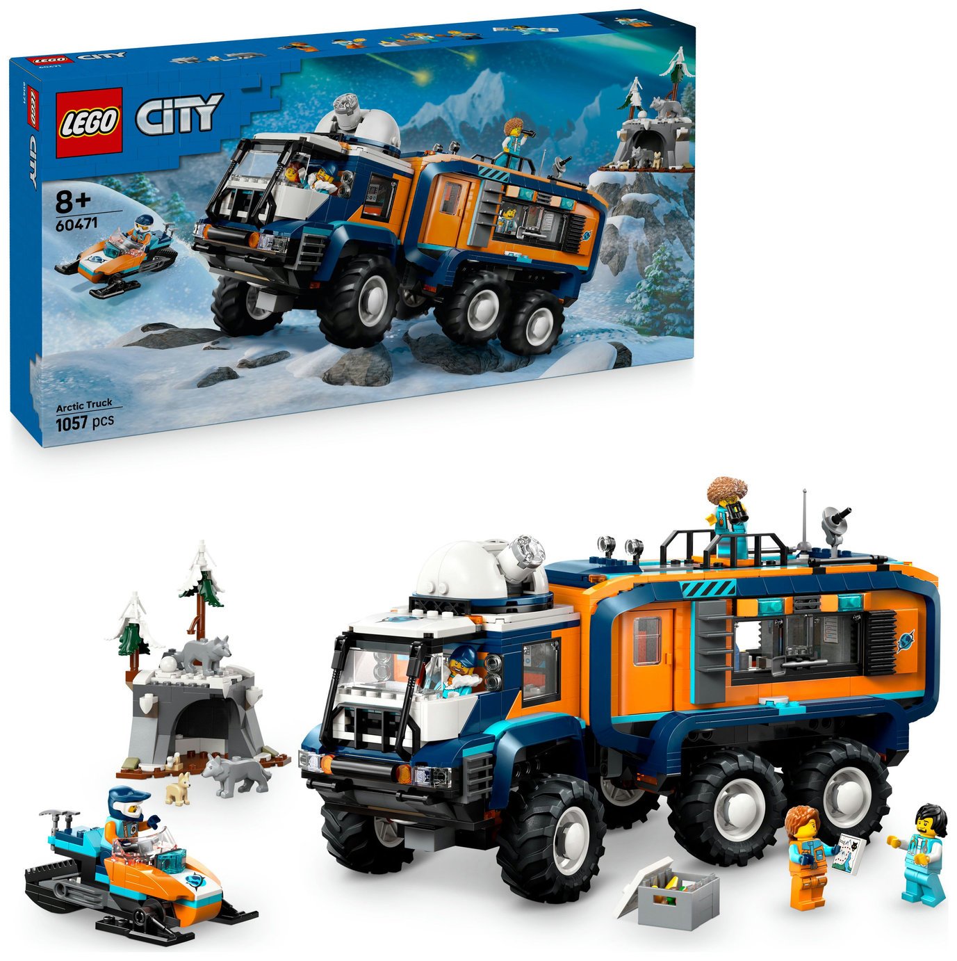 LEGO City Arctic Explorer Science Lab Truck Toy Set 60471