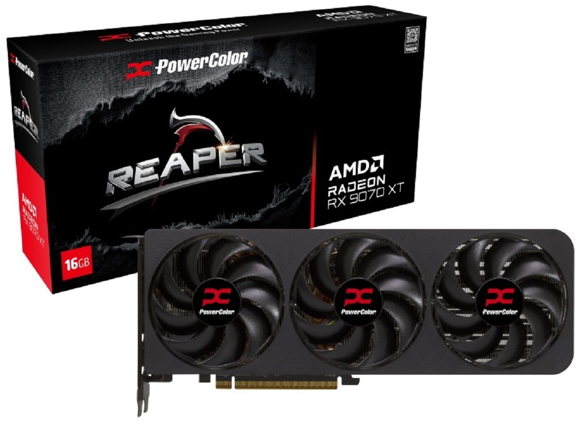 PowerColor Reaper AMD Radeon RX 9070 XT 16GB Graphics Card