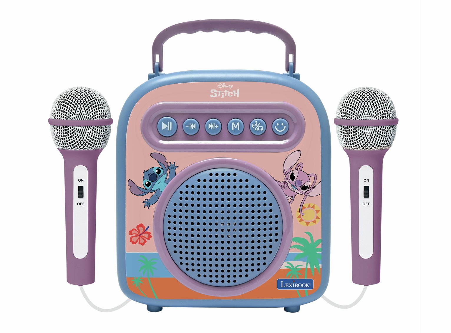 Lexibook Stitch Bluetooth Speaker with Microphones