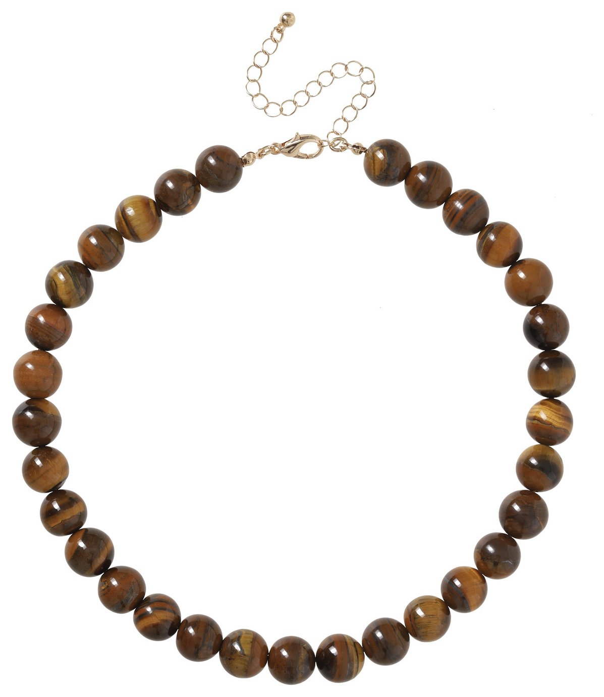 Liars & Lovers Tigers Eye Brown Beaded Necklace