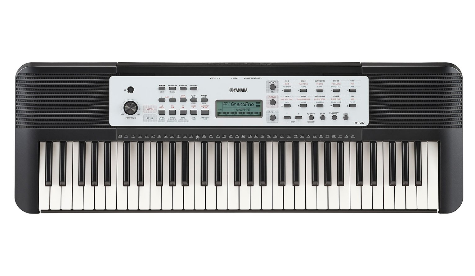 Yamaha YPT 280 Full Size 61 Key Portable Keyboard