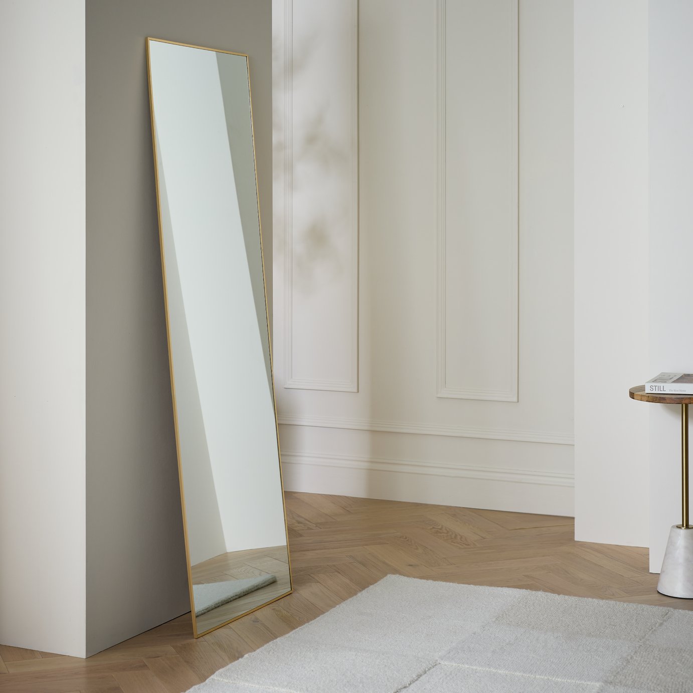 Habitat Gold Full Length Wall Mirror - 150x50cm