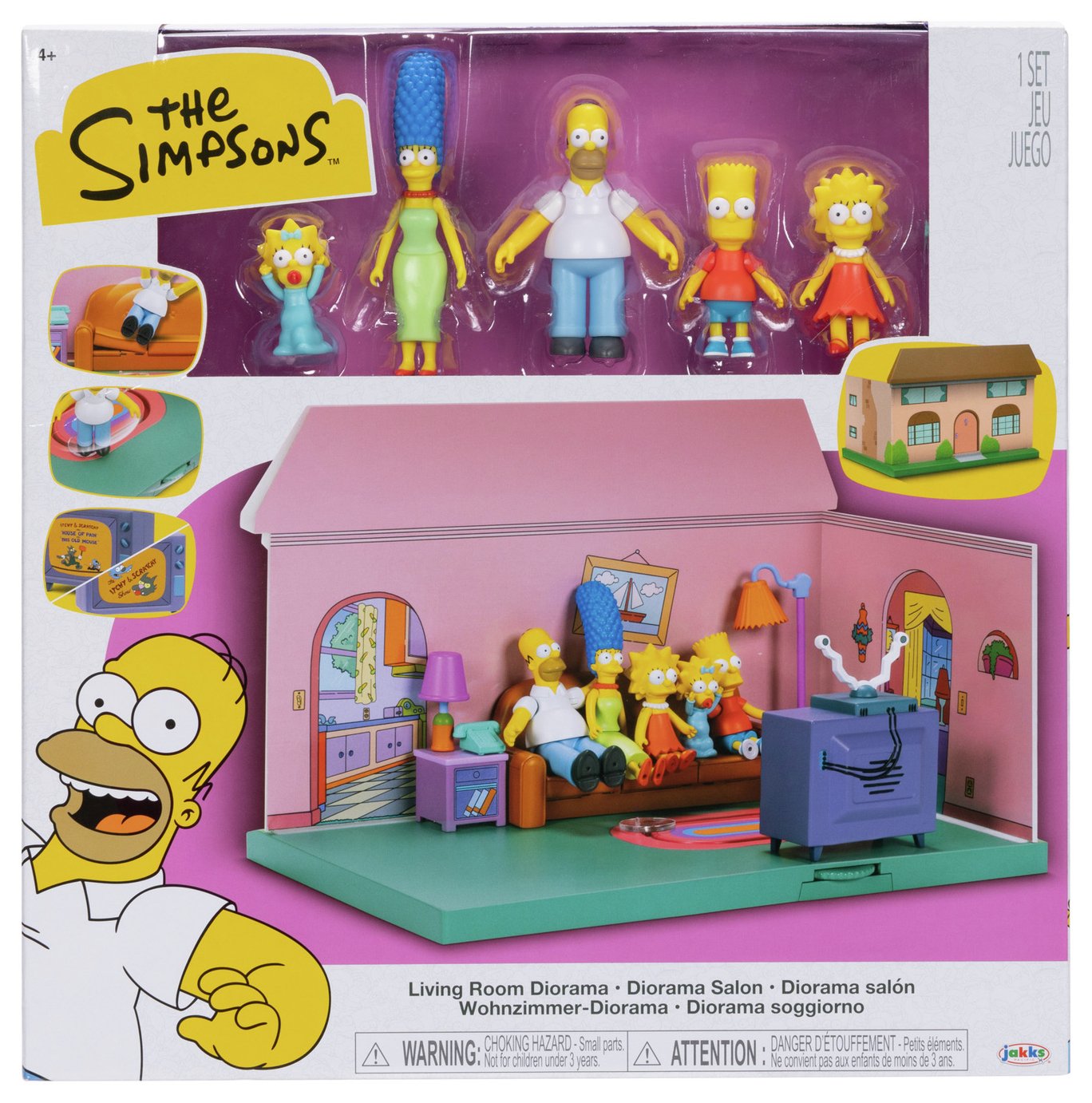 The Simpsons Living Room Playset