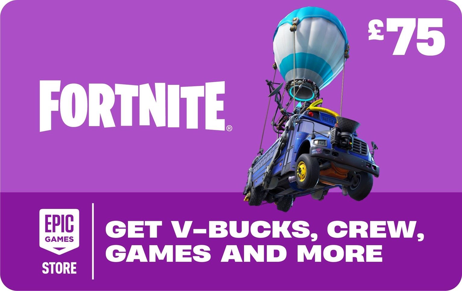 Fortnite 75 GBP Gift Card