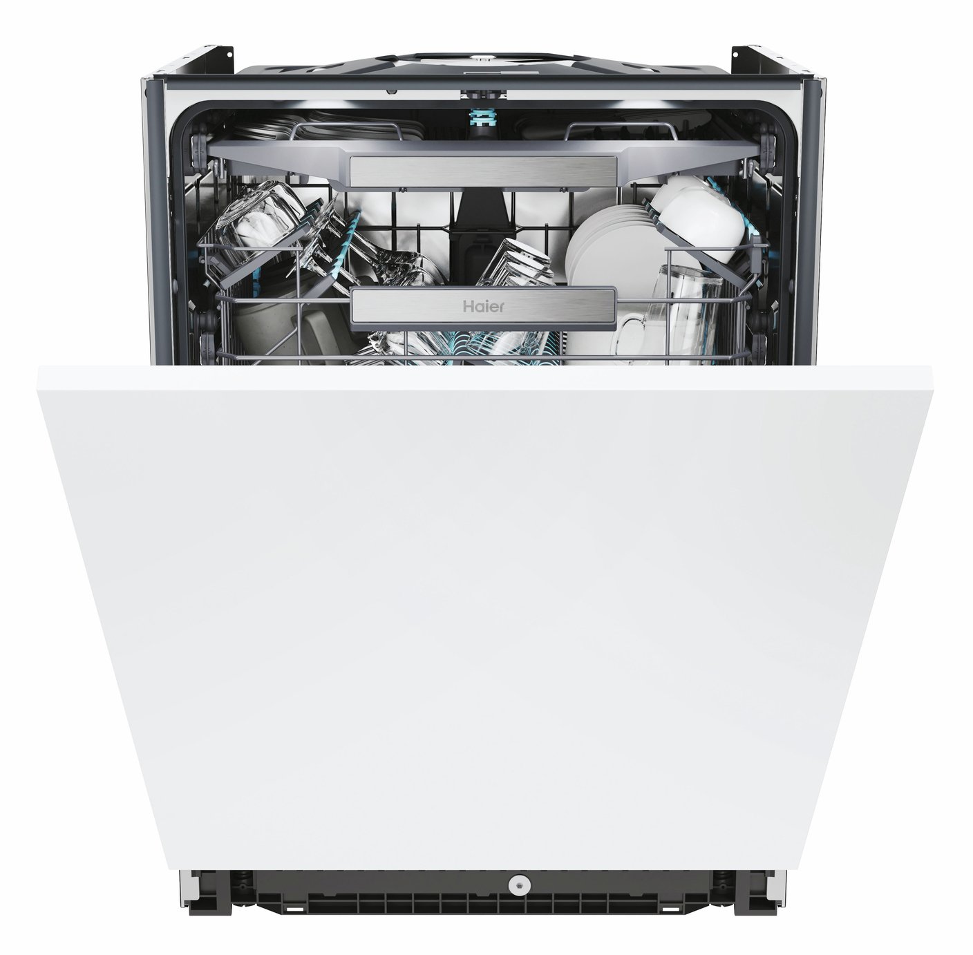 Haier XS 4A4M4PB-80 Full Size Integrated Dishwasher - White