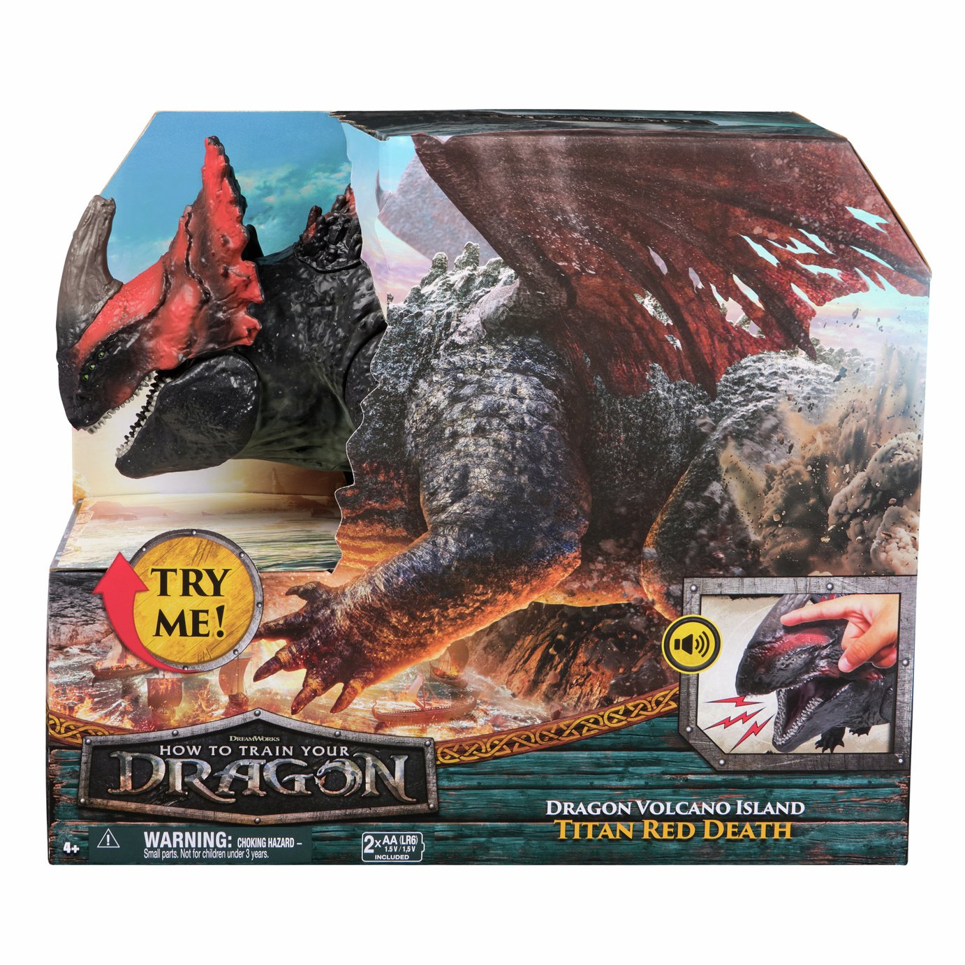 How To Train Your Dragon Titan Red Death Action Figure