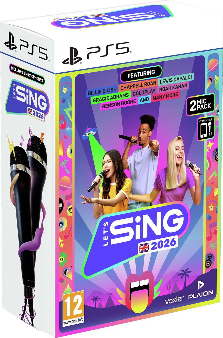 Let's Sing 2026 2-Mic PS5 Game 