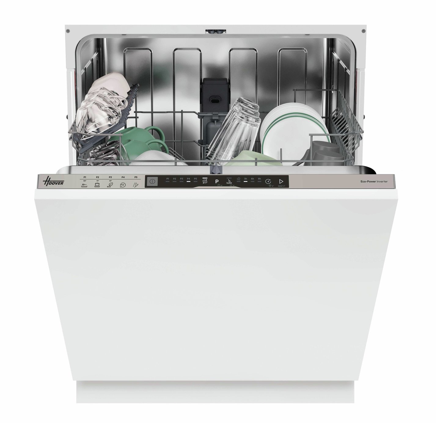 Hoover HIP 3C7E0S 80 Full Size Integrated Dishwasher - White