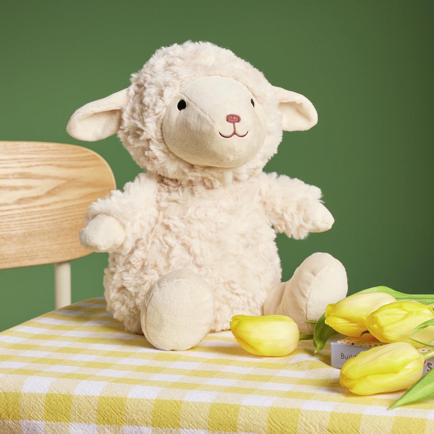 Argos Home Sitting Lamb Plush