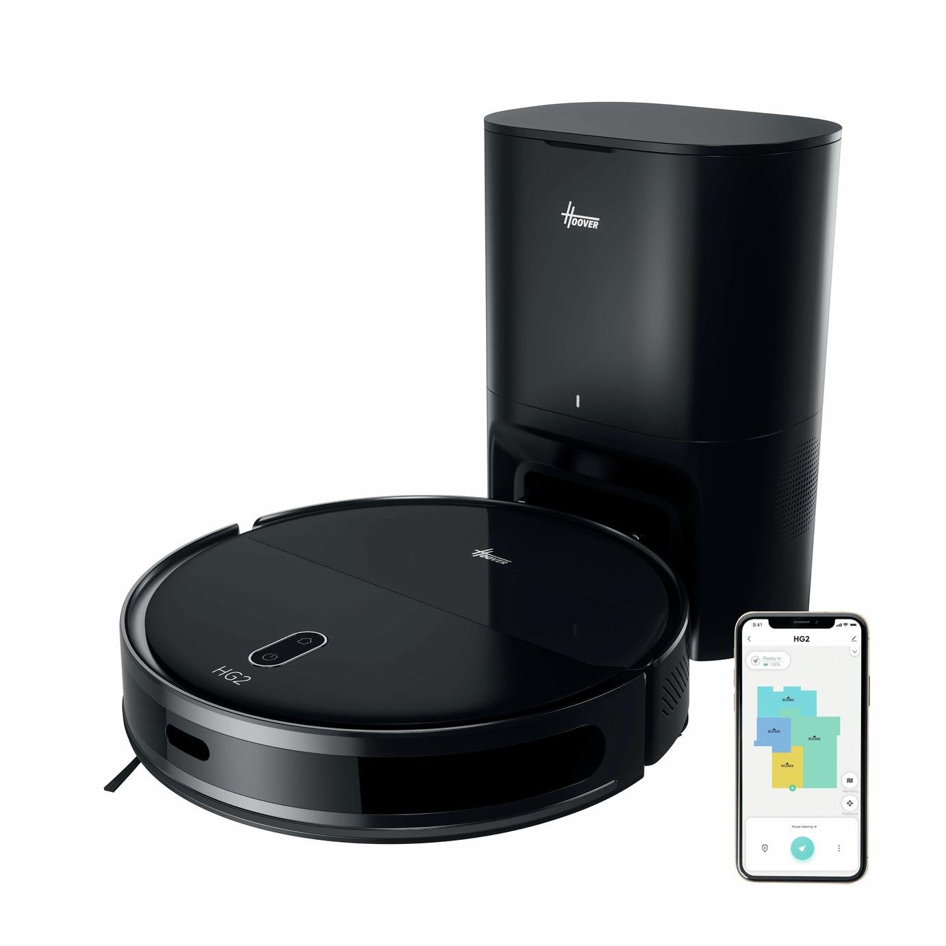 HOOVER HG2 Turbo Slim Hydro Robot Vacuum Cleaner