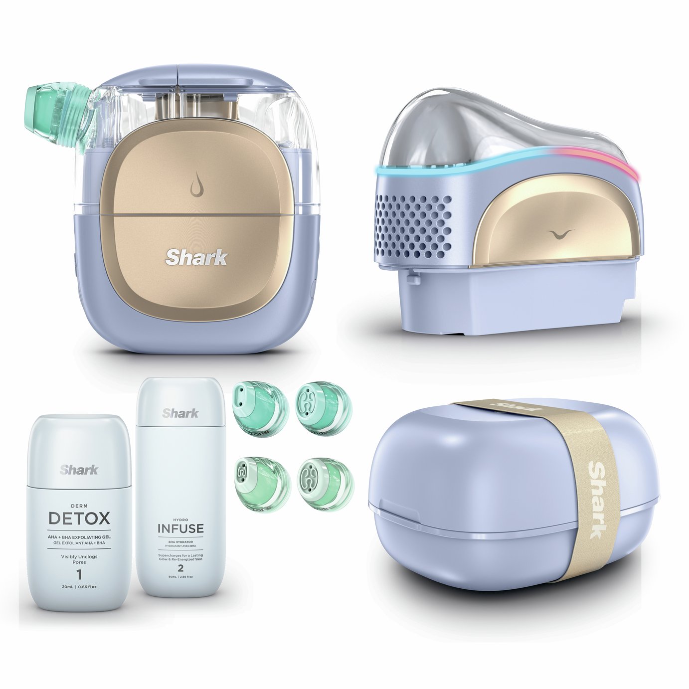 Shark FacialPro Glow and DePuffi Home Facial and Spa