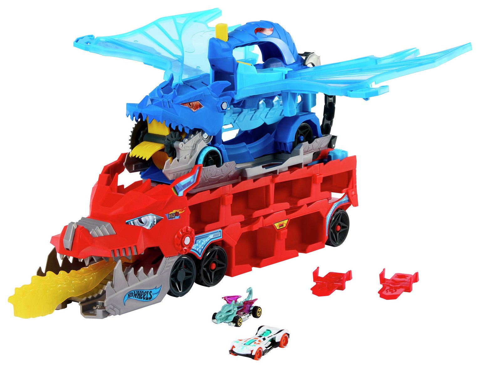 Hot Wheels City Ultimate Dual Dragon Transporter Toy