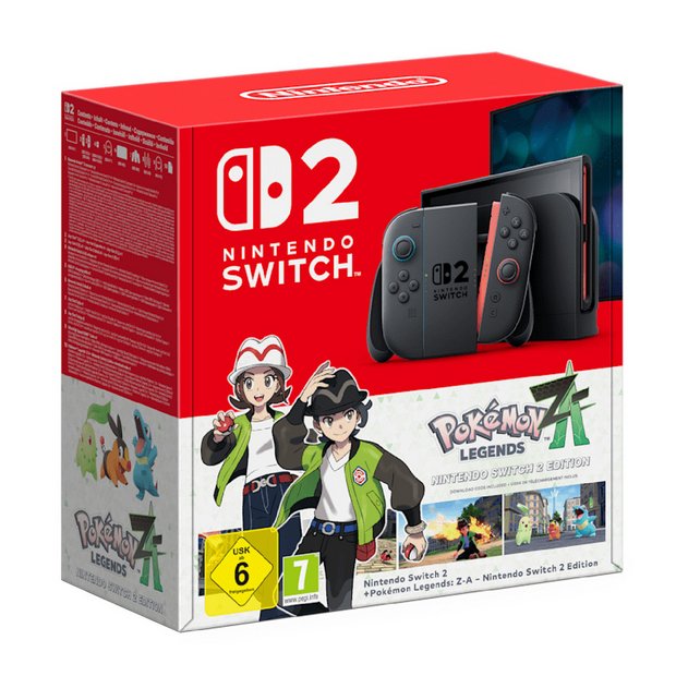 Buy Nintendo Switch 2 Console & Pokémon Legends Z-A Game Bundle | Nintendo Switch 2 consoles | Argos