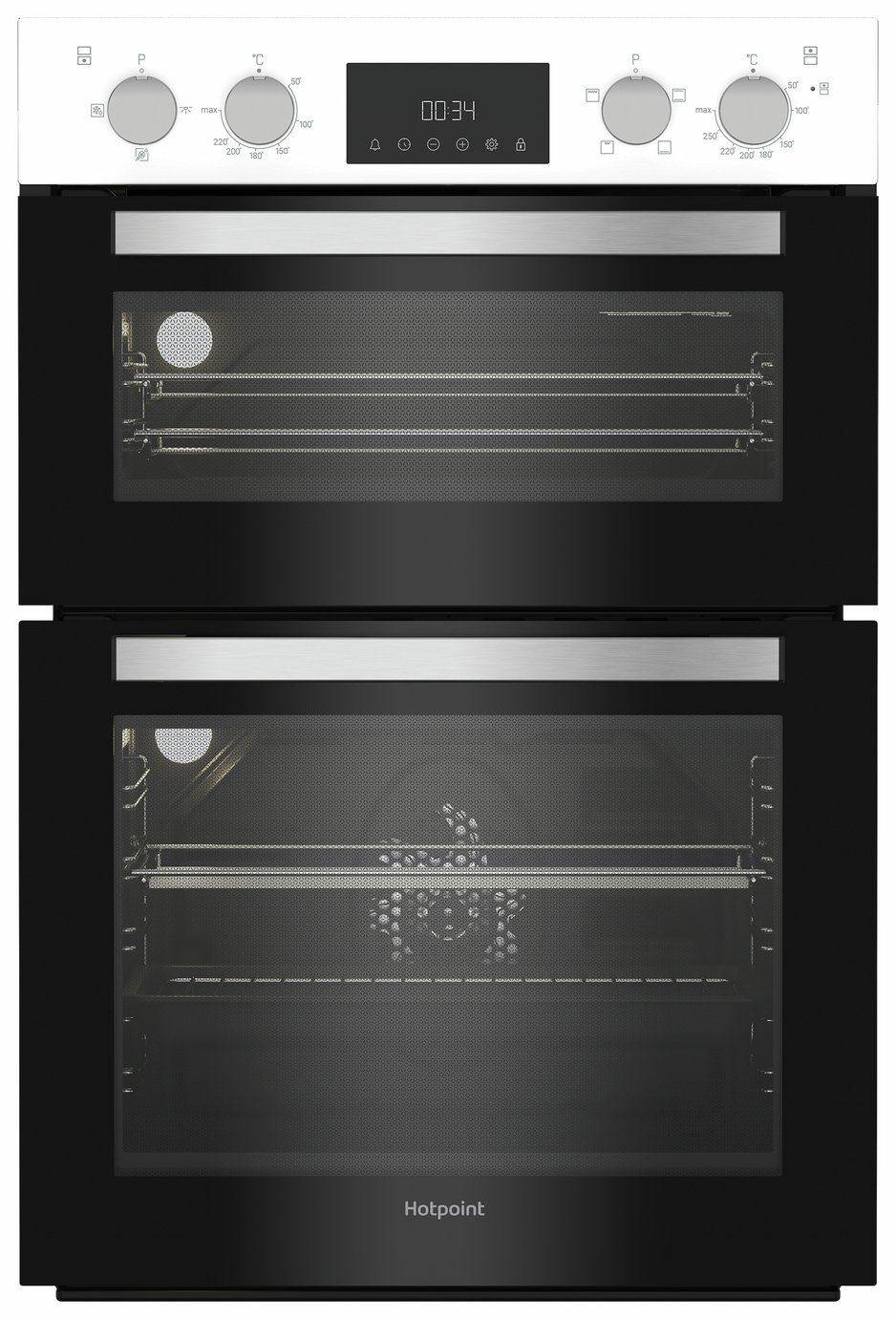 Hotpoint DIH10DW Built In Double Electric Oven - S/Steel