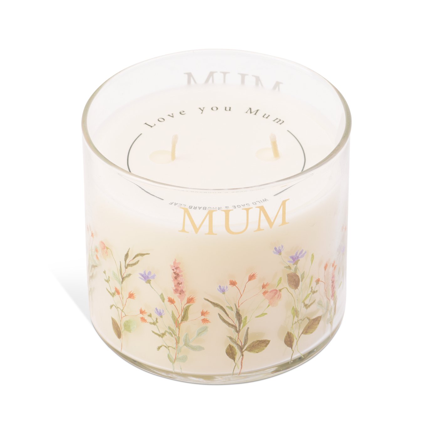 Argos Home MUM Floral Candle