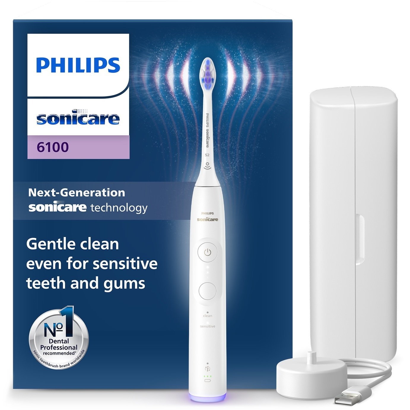 Philips Sonicare HX7400/06 Series 6100 Electric Toothbrush
