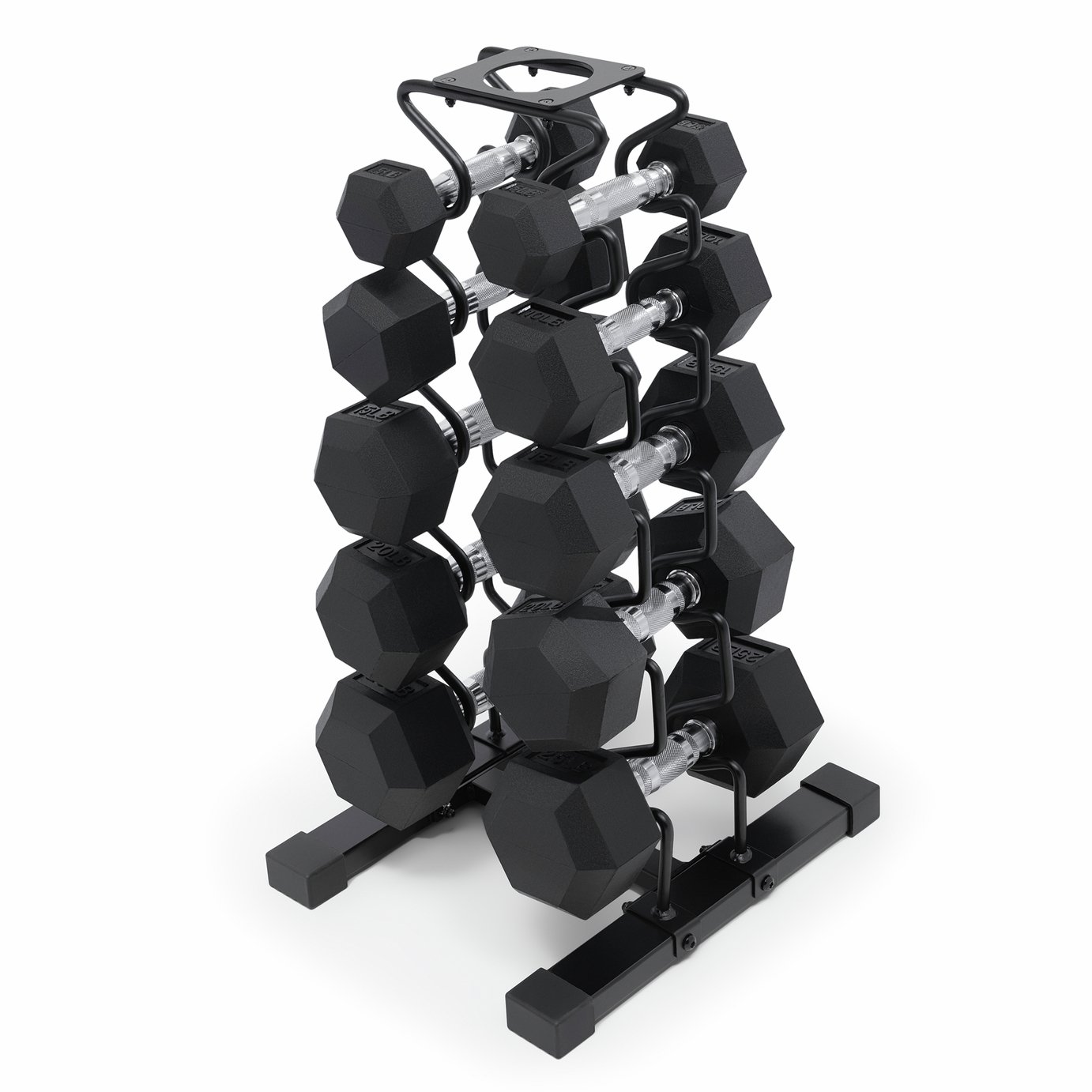 Marcy DBR150 Storage Rack with 68Kg Dumbbells