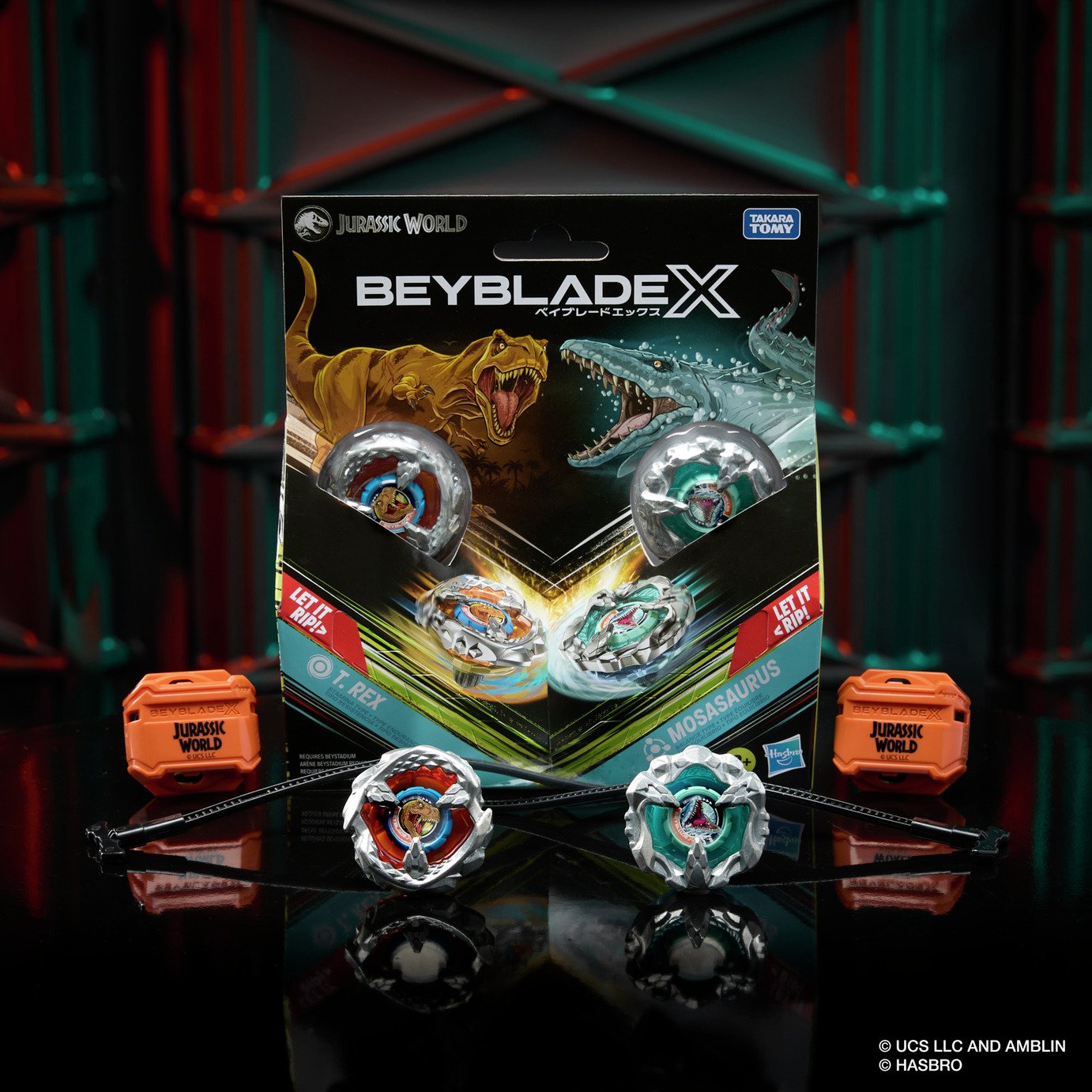 Beyblade X Jurassic World Cadman Beyblade Pack