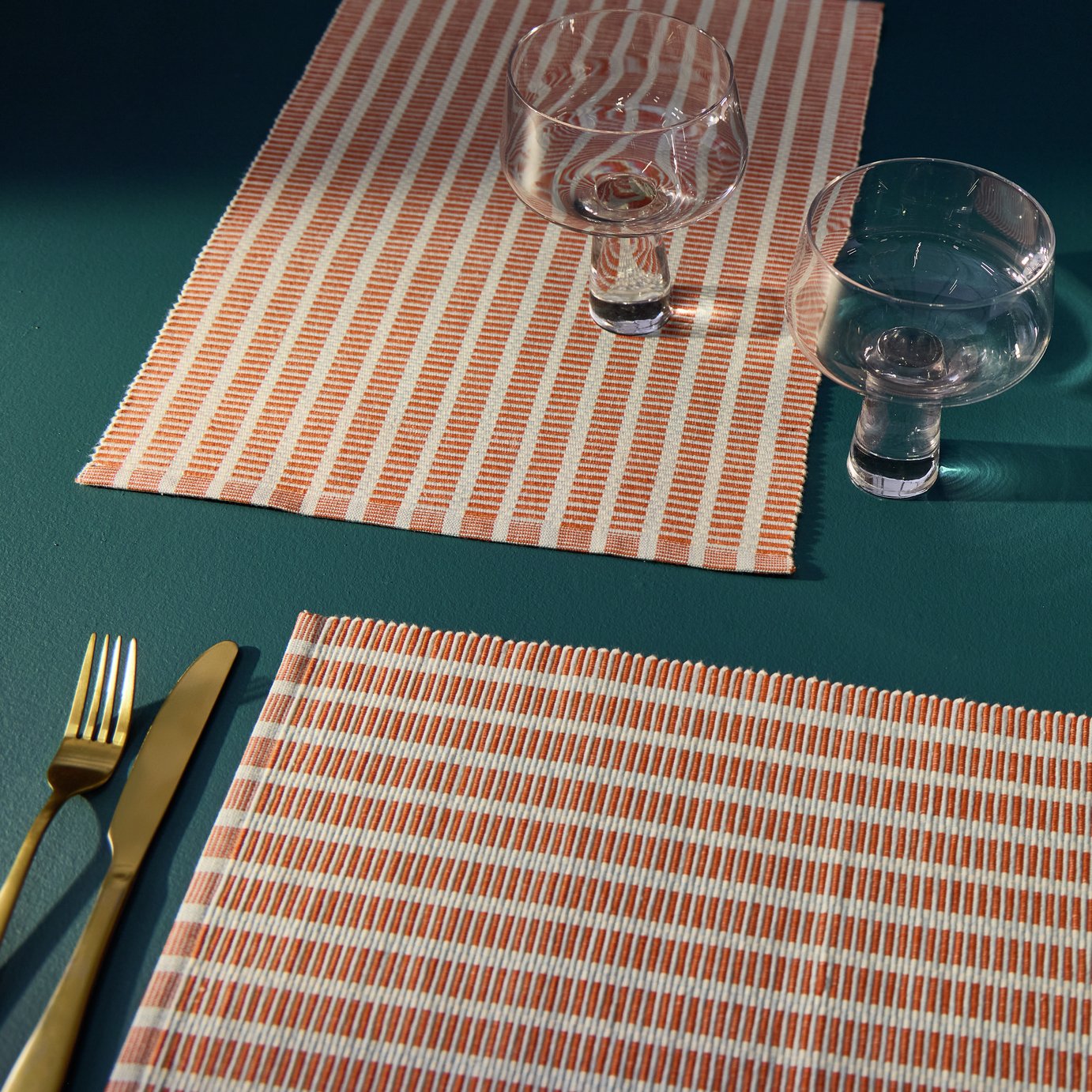Habitat Ribbed Cotton Set of 4 Placemats