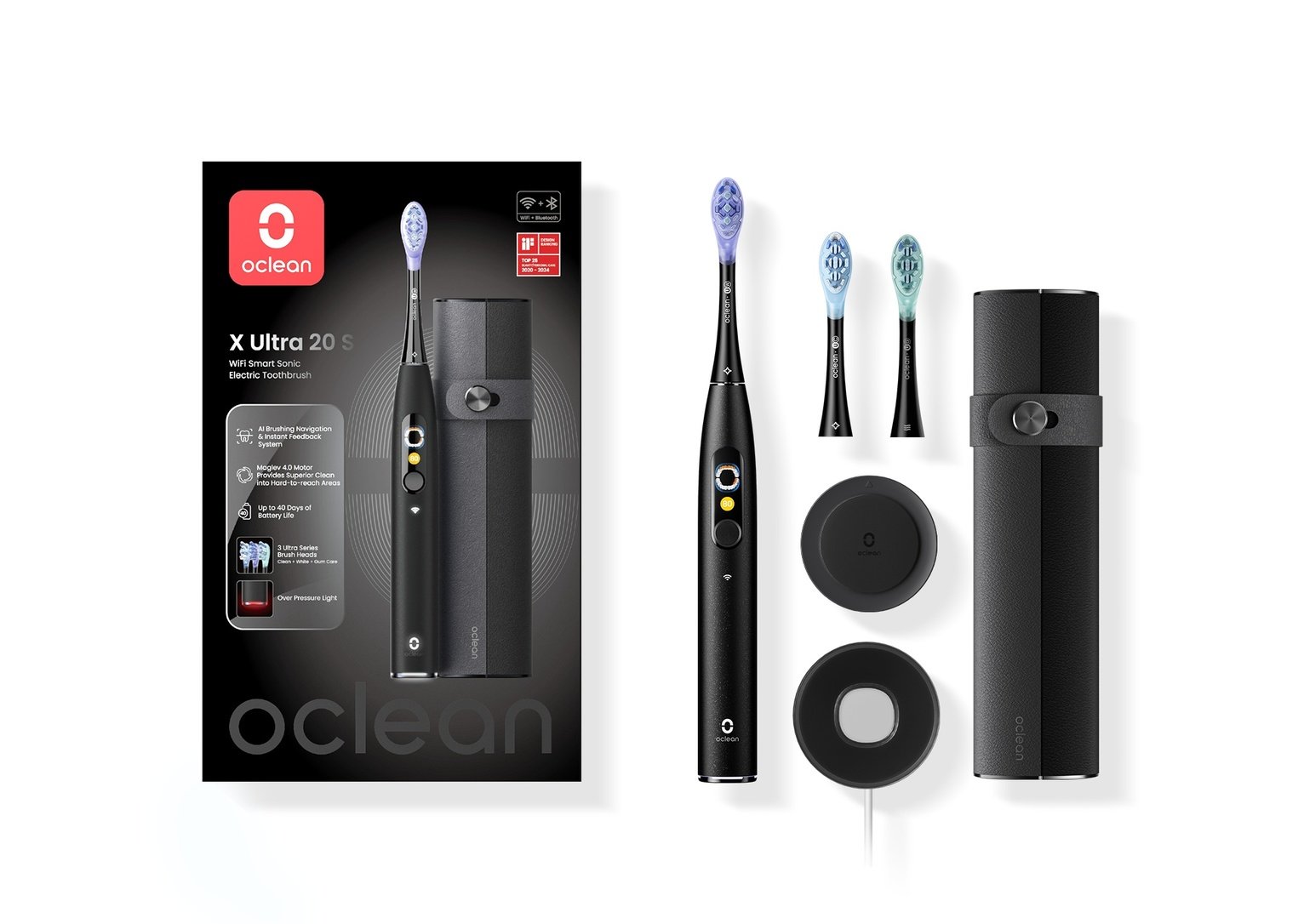 Oclean X Ultra 20 Sonic Toothbrush Black