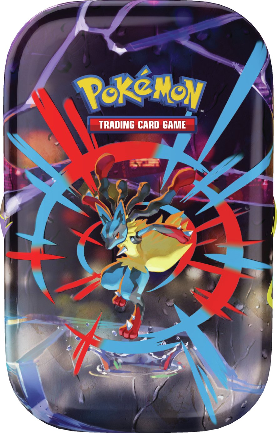 Pokémon Mega Heroes Mini Tin Lucario Trading Card