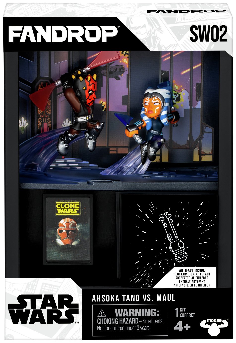 FANDROP Star Wars Ahsoka Tano vs Maul Collectible