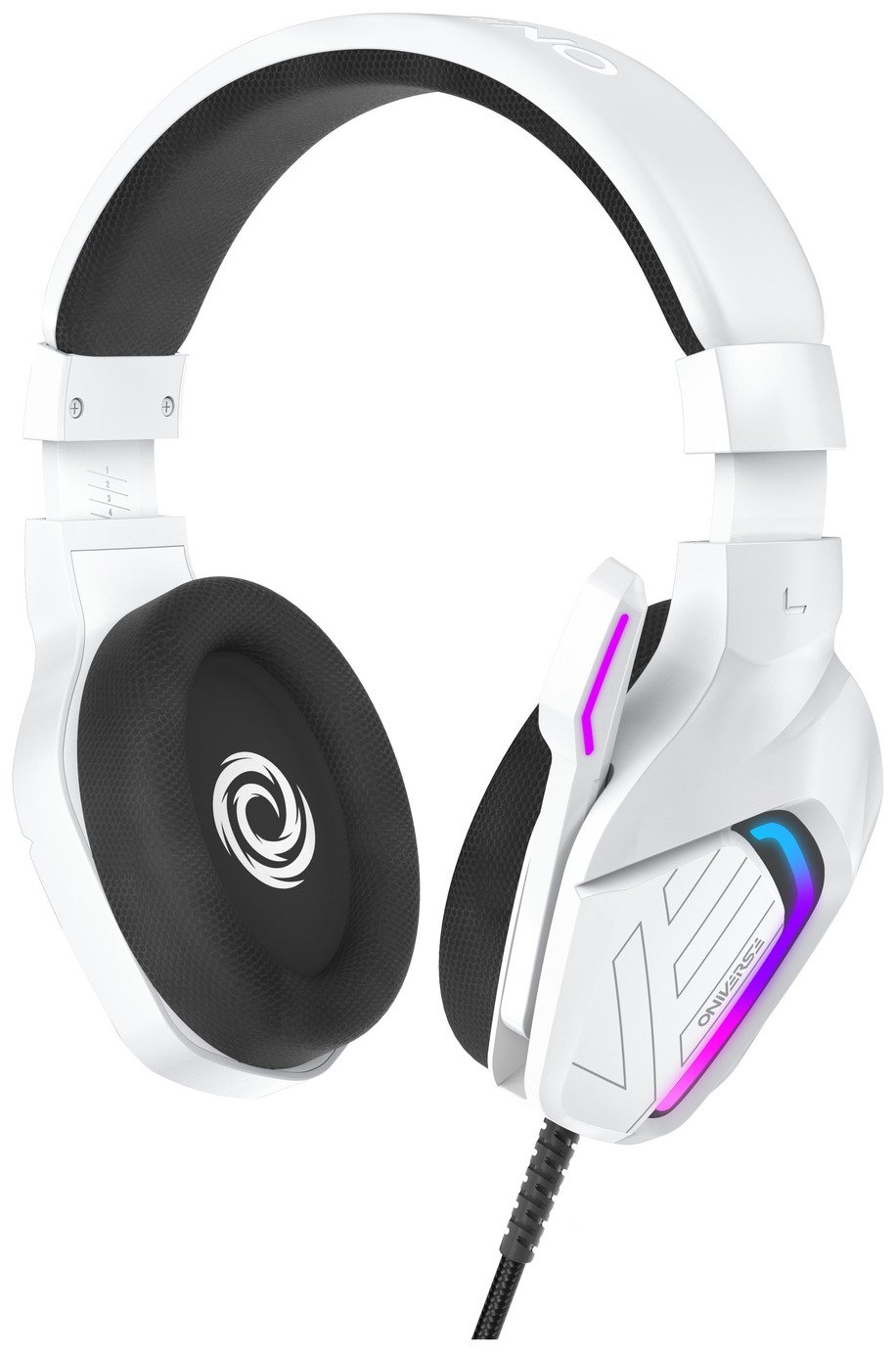 Oniverse RGB Wired PS5, PS4, Xbox, Switch Headset - White
