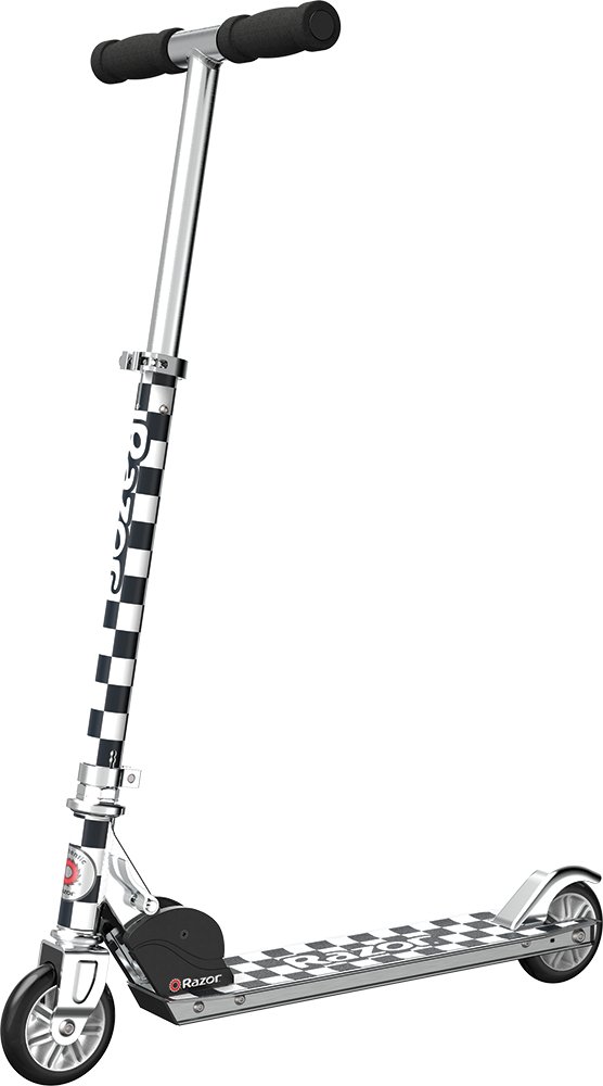 Razor A Special Edition Checked Out Folding Kids Scooter
