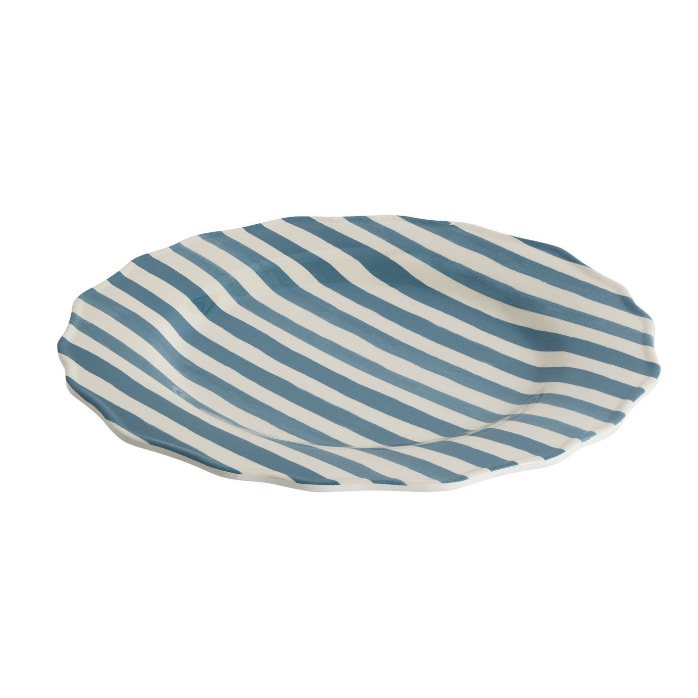 Argos Home Melamine Dinner Plates - Blue, Set of 4