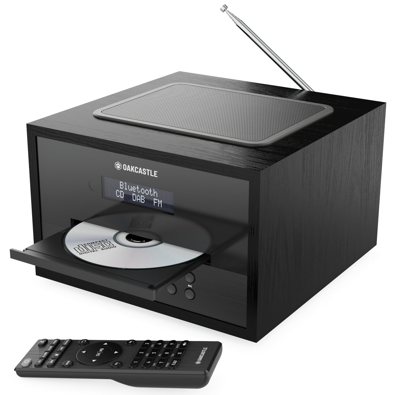 Oakcastle DAB400 Music System DAB+/FM Radio - Black