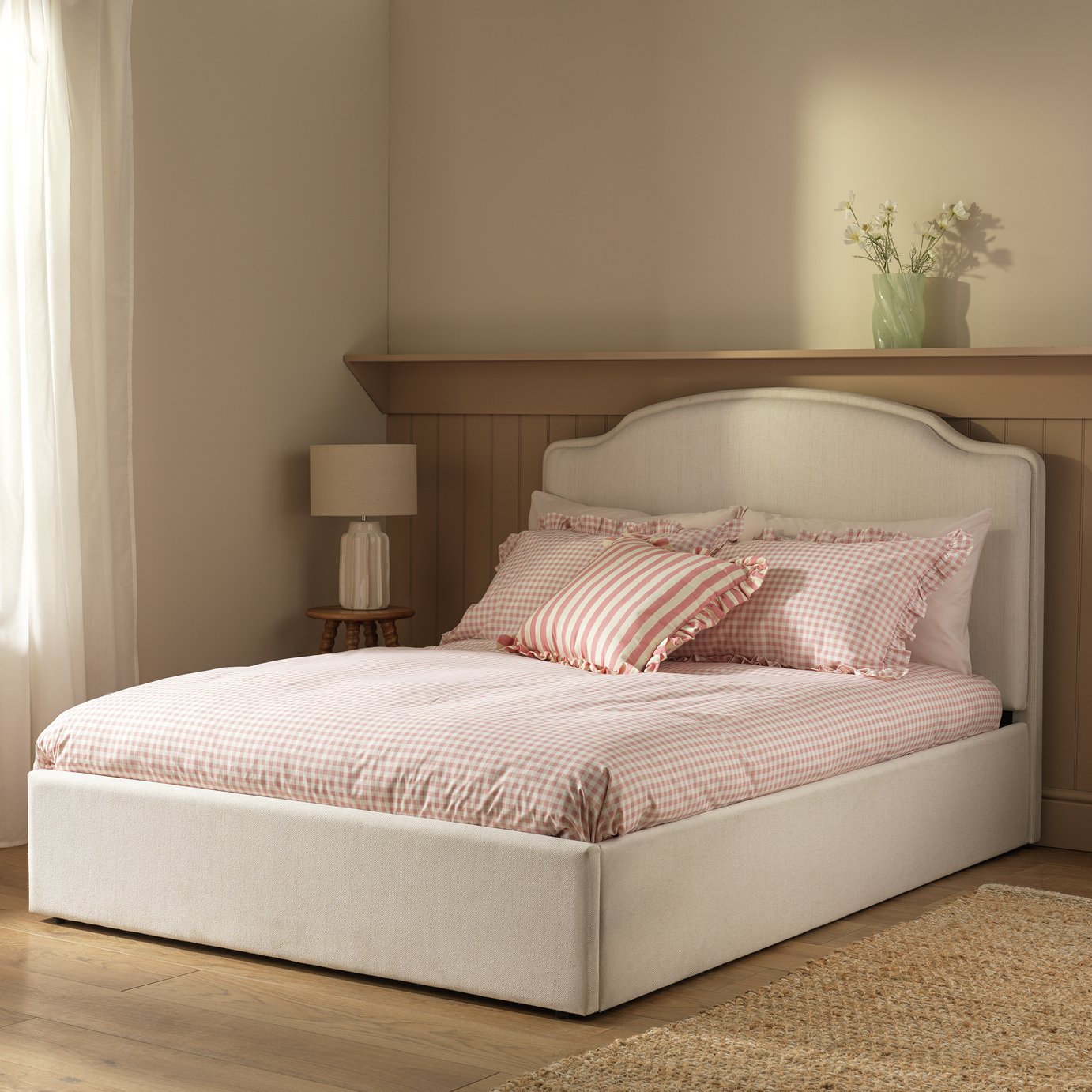Argos Home Ripley Fabric End Lift Ottoman Bed