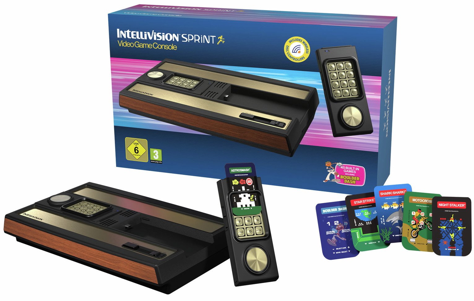 Intellivision Sprint Video Game Console Anniversary Edition
