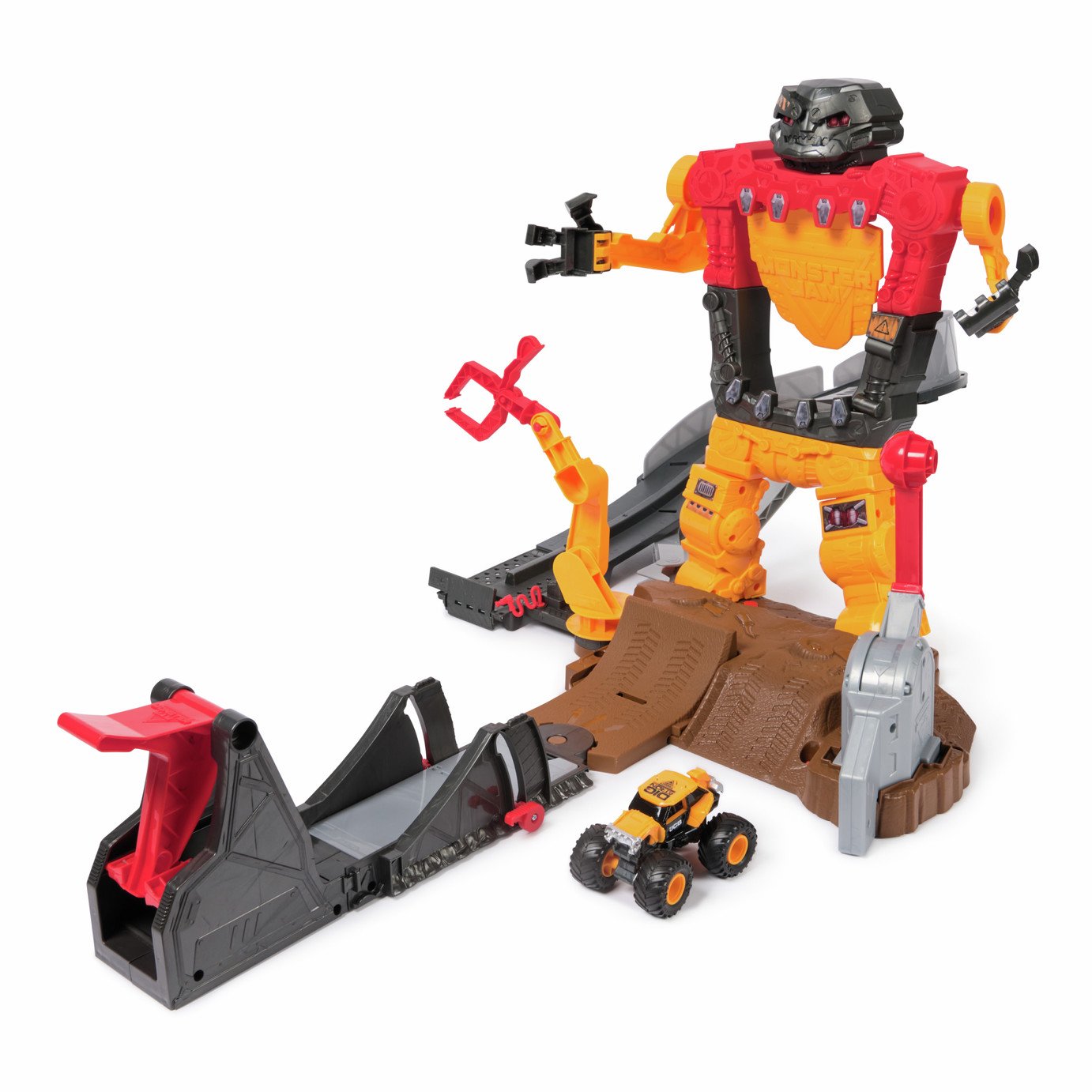 Monster Jam 1:64 Smash And Bash Playset