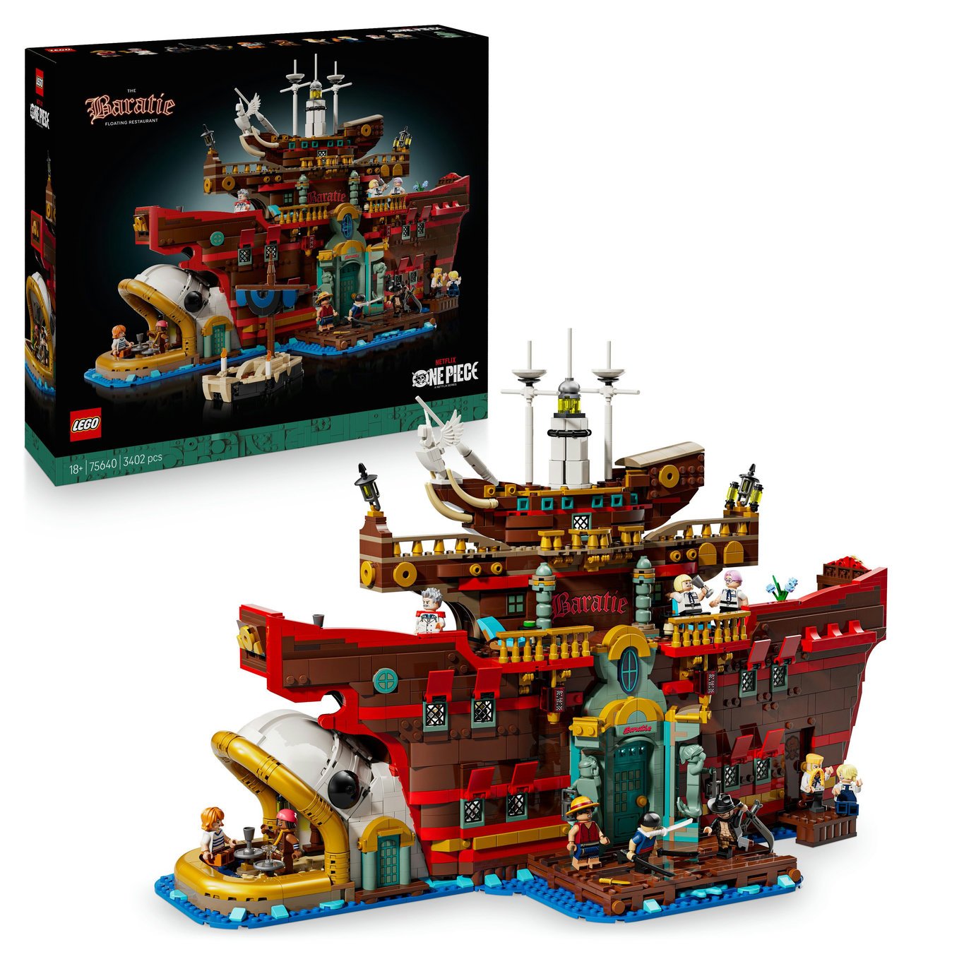 LEGO ONE PIECE Baratie Floating Restaurant 75640
