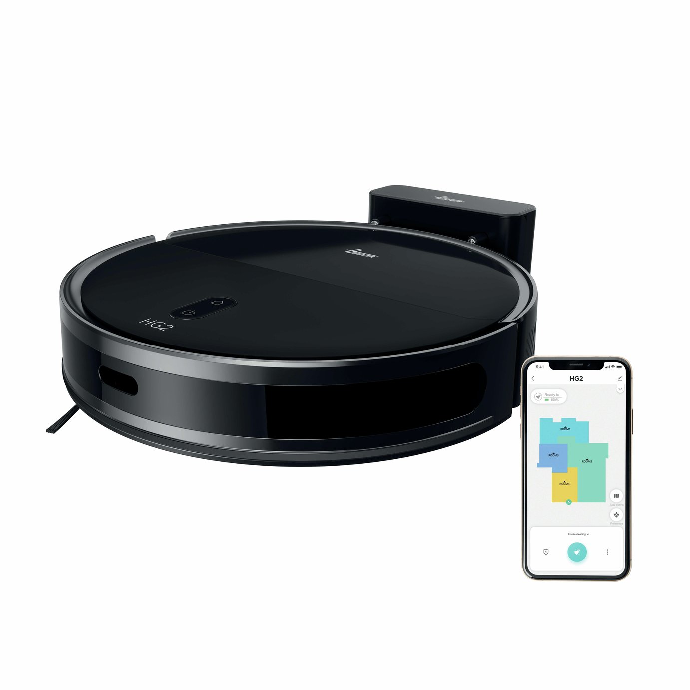 Hoover HG2 Turbo Slim Hydro Robot Vacuum Cleaner