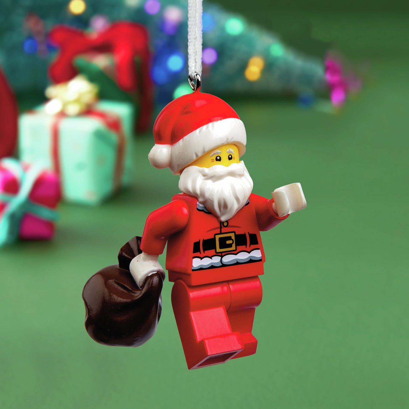 Hallmark LEGO Keepsake Jolly Santa Hanging Ornament