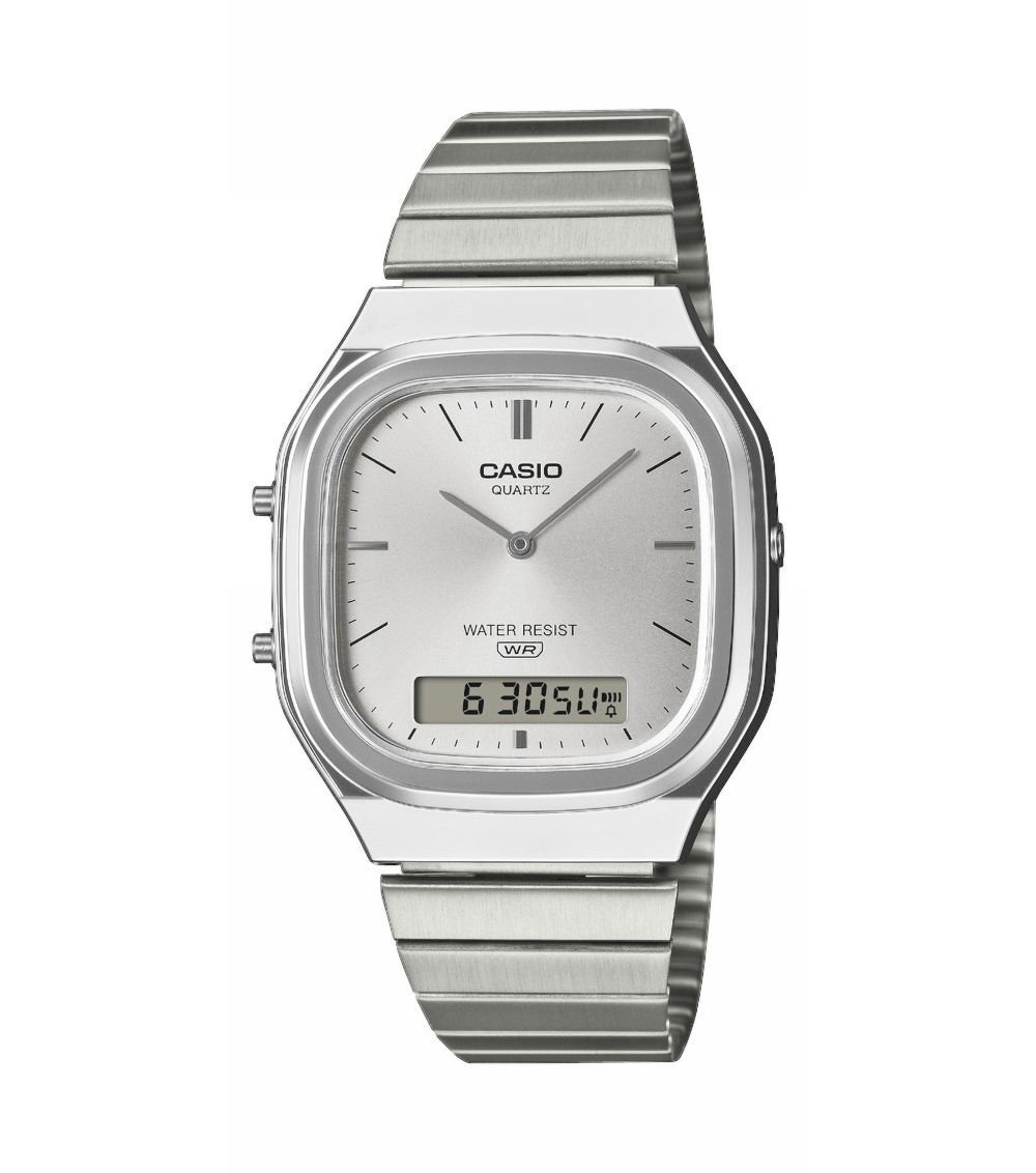 Casio Analogue Shaped White Dial Bracelet Watch