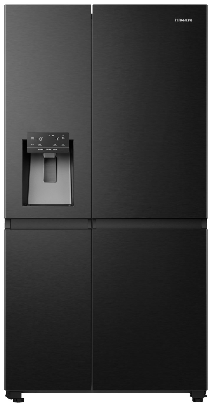 Hisense RS818N4IFE American Fridge Freezer - Black