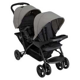 Graco TrailDuo Twin Tandem Pushchair - Titanium