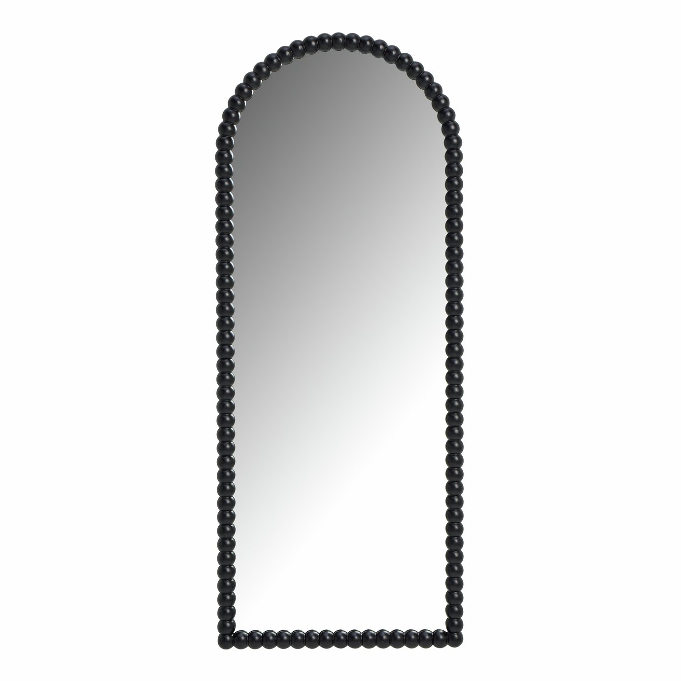 Habitat Black Bobble Wooden Arch Full Length Mirror-150x60cm