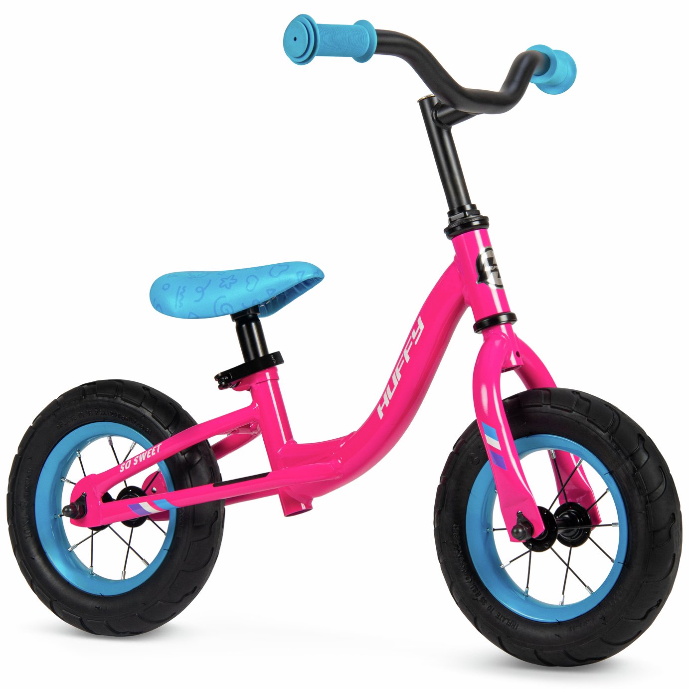 Huffy So Sweet 10 inch Kids Balance Bike - Rose Pink