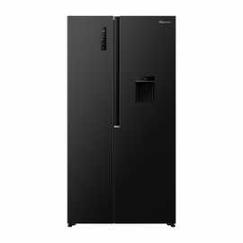 Fridgemaster MS91558DEB American Fridge Freezer - Black