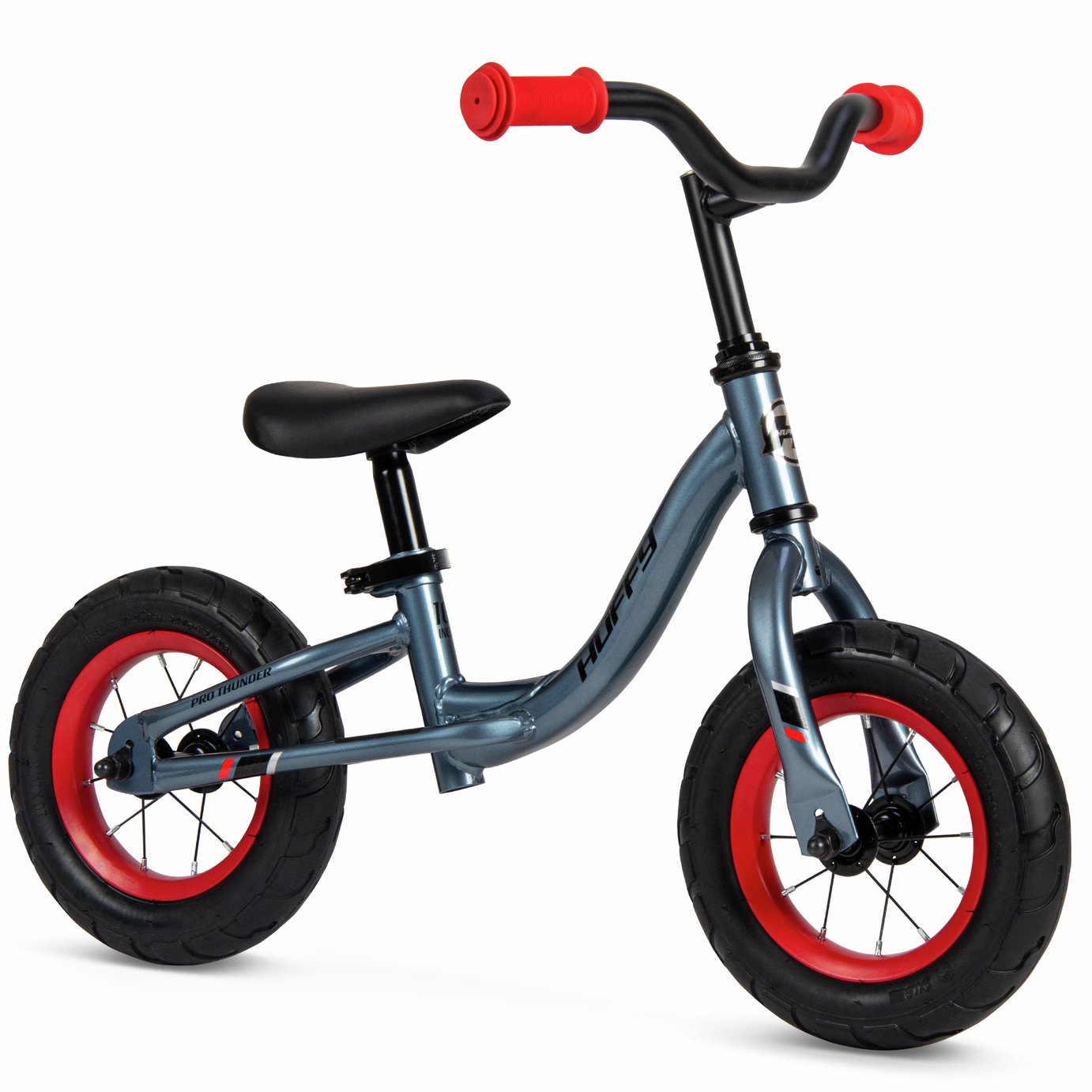 Huffy Pro Thunder 10 inch Kids Balance Bike - Grey