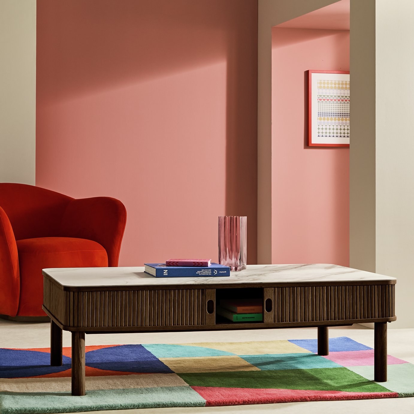 Habitat Lex Coffee Table - Smoked Oak