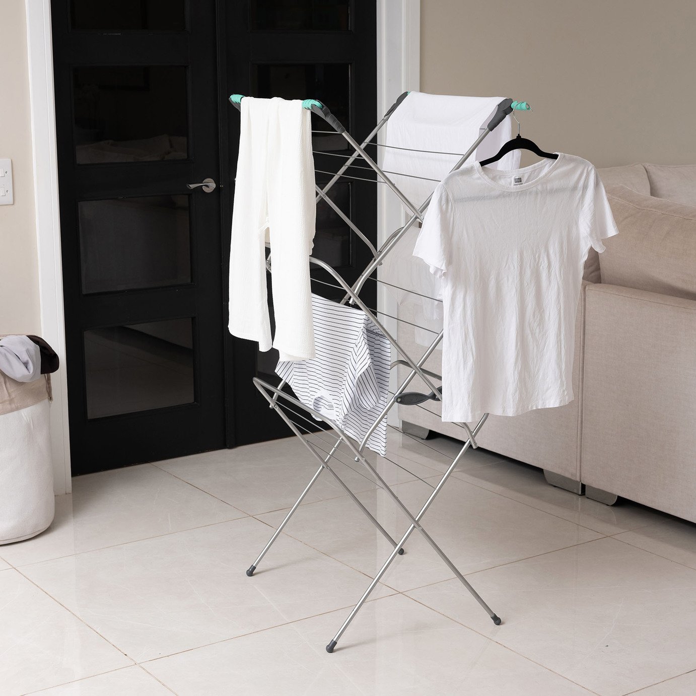 Buy Argos Home 14m Tier Indoor Clothes Airer Black Clothes
