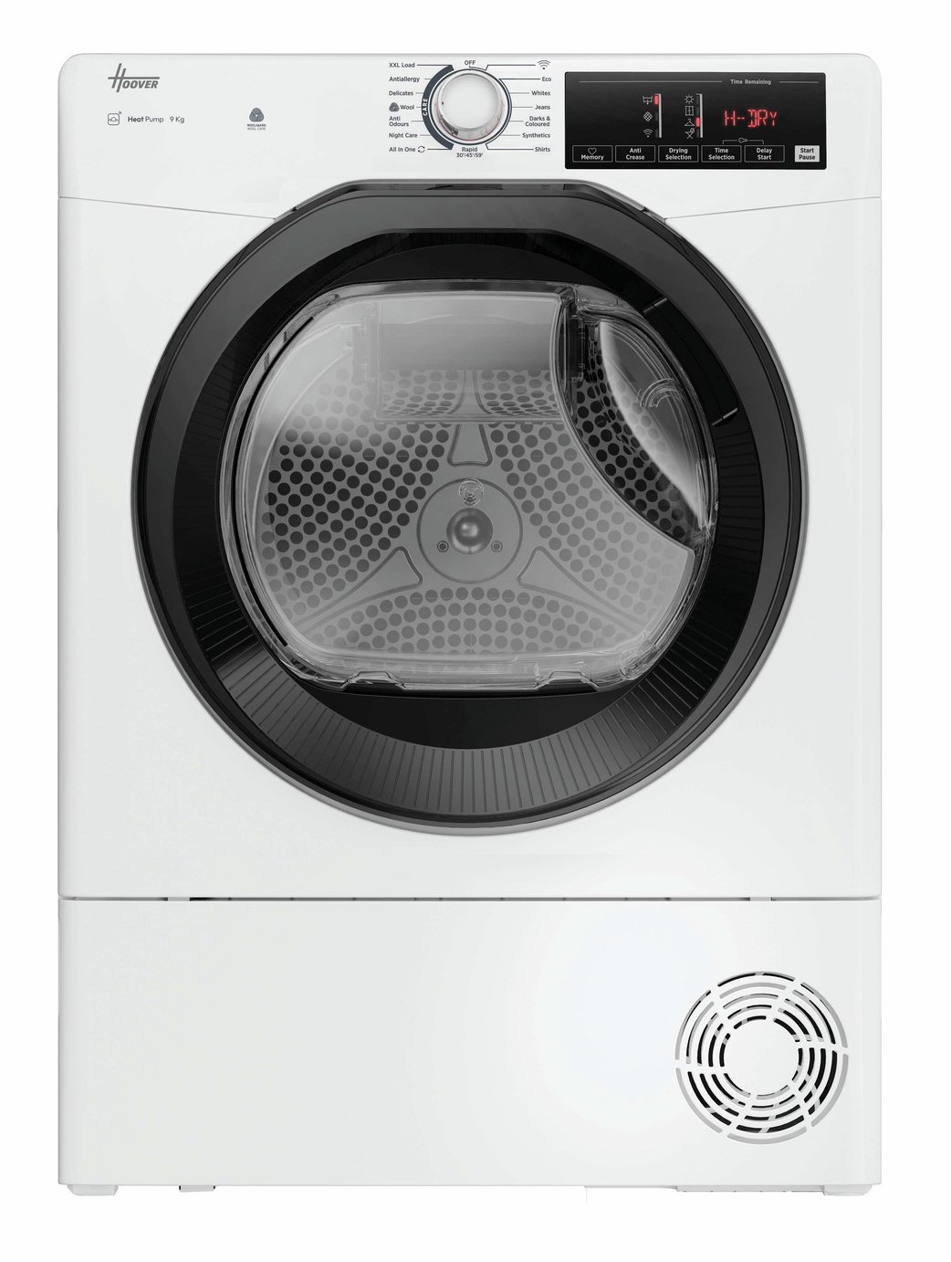 Hoover HRE H9N2TBE 80 9KG Heat Pump Tumble Dryer – White
