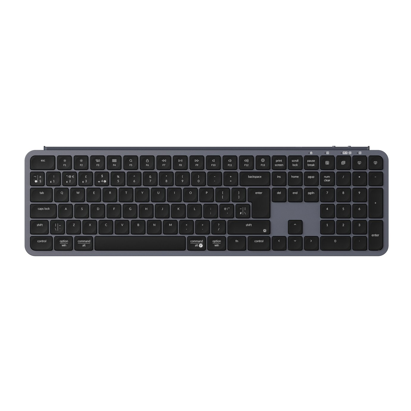 Keychron B6 Pro Ultra-Slim Wireless Keyboard - Grey
