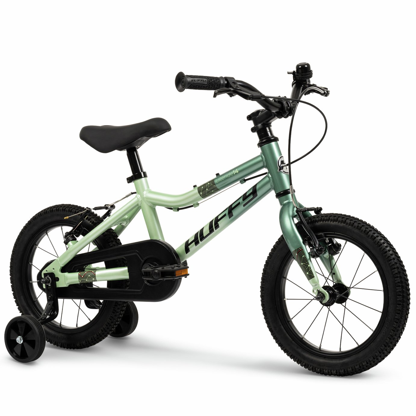 Huffy 14 inch Wheel Size Kids Beginner Bike - Green