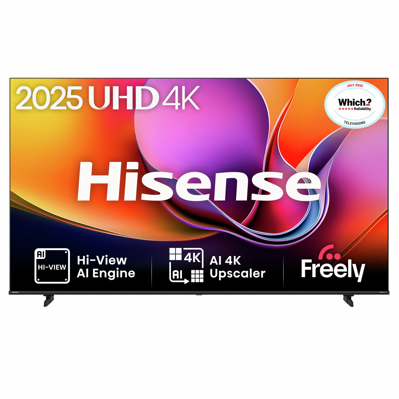Hisense 85 Inch 85A6QTUK Smart 4K UHD HDR LED Freely TV